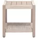 Wrap Beige Square Outdoor End Table