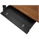 Avery Rich Medium Brown 60" Writing Desk with USB Charging