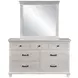 Silver Sands Gray Rectangular Mirror