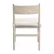 Dwell Beige and River Rock Upholstered Wood Back Side Chair Set of 2
