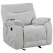 Chablis Mist Gray Reclining Living Room Set with USB Charging