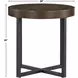 Yukon Brown Round End Table