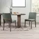 Kody Forest Green Upholstered Dining Chair Set of 2