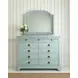 Summer Creek Blue Arched Mirror