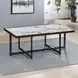Kayley White Rectangular Sintered Stone Ocassional Table