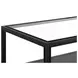 Glaze Onyx Rectangular Glass Top Cocktail Table