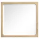 Somerset Butternut 6 Drawer Dresser with Rectangular Mirror