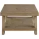 Orinda Brown Rectangular Coffee Table