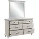 Silver Sands Gray Rectangular Mirror