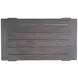 Andros Smoked Truffle and Oxford Brown Outdoor Rectangular Occasional Table Set