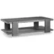 Andros Smoked Truffle and Oxford Brown Outdoor Rectangular Occasional Table Set