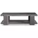 Andros Smoked Truffle and Oxford Brown Outdoor Rectangular Occasional Table Set