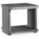 Andros Smoked Truffle and Oxford Brown Outdoor Rectangular Occasional Table Set