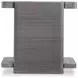 Andros Smoked Truffle and Oxford Brown Outdoor Rectangular Occasional Table Set