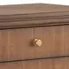 Harbor Lakeside Sepia 3 Drawer Nightstand with USB Charging