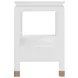 Eave Uplifting White Bedside Table