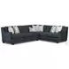 Elise Ink Recessed Arm RAF Sectional
