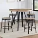 Magnolia Light Brown 42" Round Counter Height Dining Table