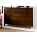 Amaretto Grove Amaretto 10 Drawer Luccia Bureau with Rectangular Mirror