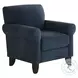 Bella Midnight 38" Rolled Arms Accent Chair