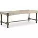 Palma Light And Rustic Grey Bench
