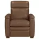 Fortmere Renaissance Tobacco Leather Manual Pushback Recliner