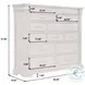 Madison Ridge Natural Bark 14 Drawer Master Chest