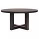Driftwood Burnt Timber Round Dining Room Set