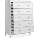 Springhouse Whisper White 5 Drawer Chest