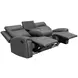 Gaston Gray Manual Reclining Living Room Set