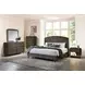 Rex Walnut King Panel Bed