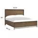 Lindon Belgian Wheat and Coffee Bean King Storage Panel Bed