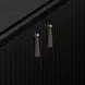 Eave Black Marble Top 4 Door Sideboard