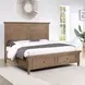 Riverdale Brown Storage King Panel Bed