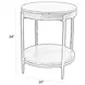 Savara Hickory Brown Round Side Table