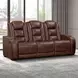Chester Brown Reclining Living Room Set with USB Charging and LED