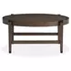 Kaysen Wallaby and Matte Black Round Cocktail Table