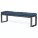 Redondo Spectrum Indigo Upholstered Outdoor Dining Bench