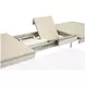 Whisperbay Sea Pearl and Driftwood 110" Extendable Rectangular Dining Table