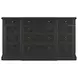 Atrium Black 12 Drawer Dresser
