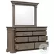 Madison Ridge Natural Bark Dresser Mirror