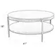 Savara Hickory Brown Round Cocktail Table