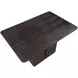 Oakley Black 60" Rectangular Counter Height Table with Storage