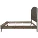Rex Walnut King Panel Bed