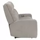 Traxton Jasper Taupe 92" Zero Gravity Triple Power Reclining Sofa with USB Charging