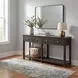 Driftwood Black 4 Drawer Sideboard