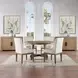 Aubrey White Upholstered Parsons Chair Set of 2