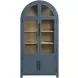 Magnolia Blue 4 Door Curio Cabinet
