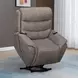Kamari Gray Power Lift Recliner with Heat and Massage