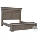 Madison Ridge Natural Bark Queen Panel Bed with Chest Footboard
